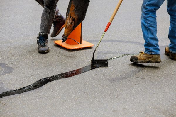 Parking Lot Crack Sealing in Tempe