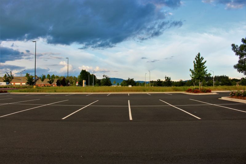 Parking Lot Sealcoating detail